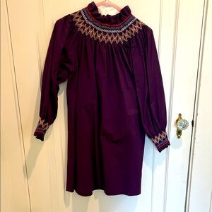 Tuckernuck Purple Smocked Dress